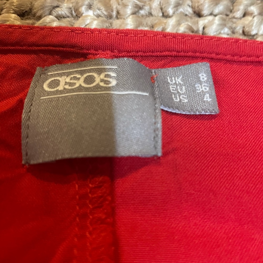 Asos Ultimate Mini Embroidered (Red) - Picture 4 of 5